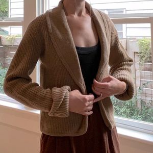 Wool Knit Cardigan